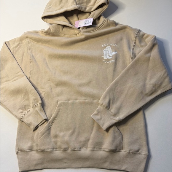 NWT Women's Wild Fable Stay Wild Cowgirl Graphic Hoodie Size XS (L) - Picture 2 of 7